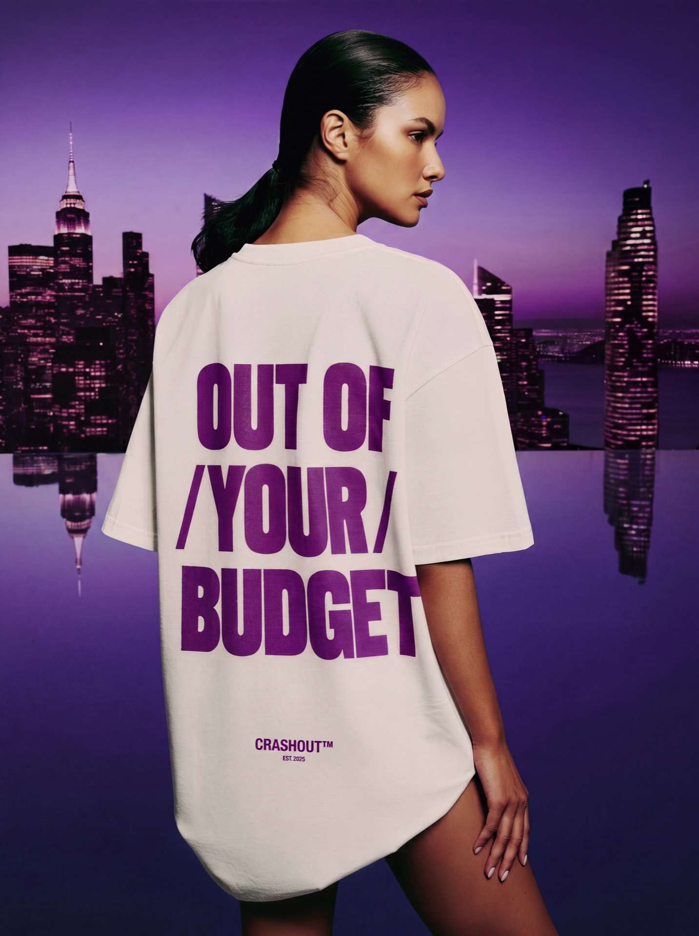 Back-print tee: Out of your budget